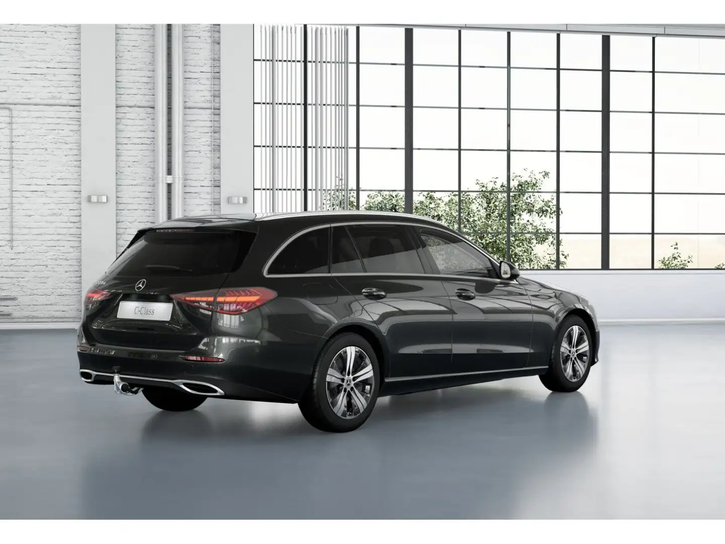 Mercedes-Benz C 220 d T AVANTGARDE +KAMERA+LED+TOTW.+AMBI.+AHK Grau - 2