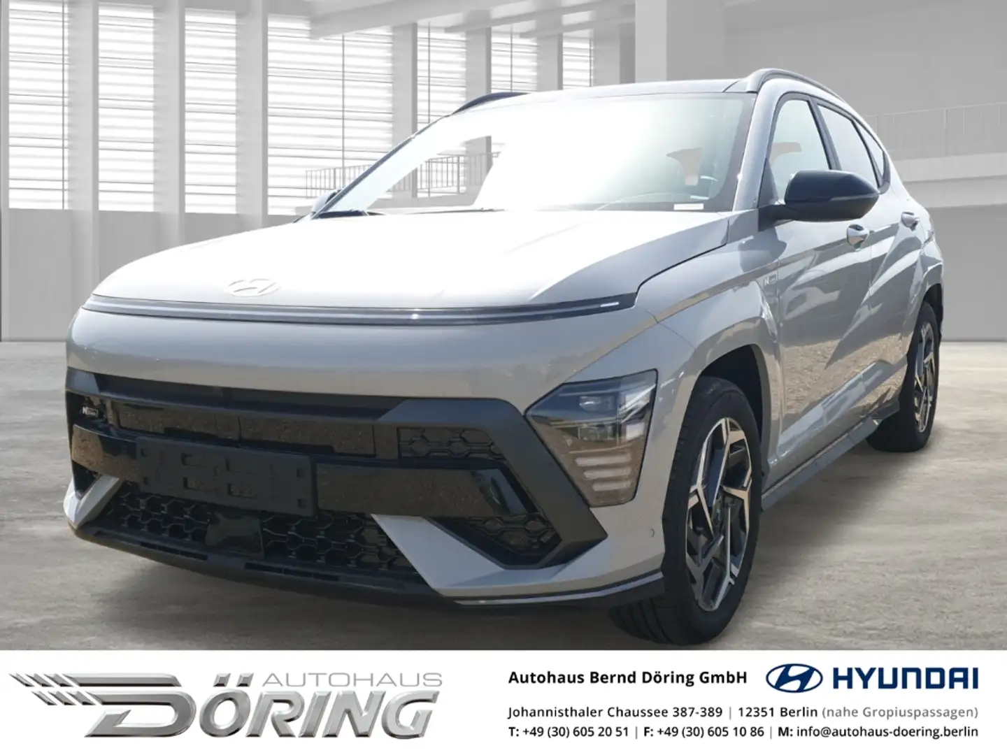 Hyundai KONA Hybrid N LINE 1.6 GDI Automatik (141 PS) Ultimate- Grau - 1
