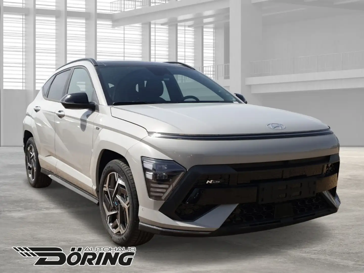 Hyundai KONA Hybrid N LINE 1.6 GDI Automatik (141 PS) Ultimate- Grau - 2