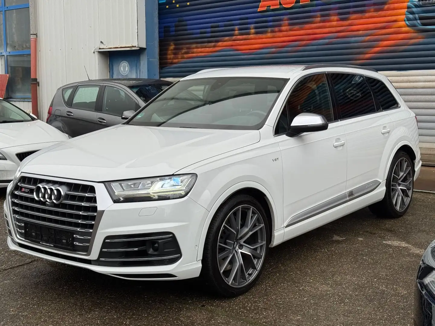 Audi SQ7 4.0 TDI Quattro/ACC/Luftfed/360/AHK/7-Sitzer Weiß - 1