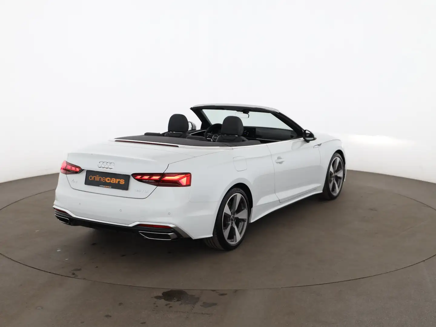 Audi A5 Cabriolet 35 TDI S-Line Aut LED LEDER NAVI Weiß - 2
