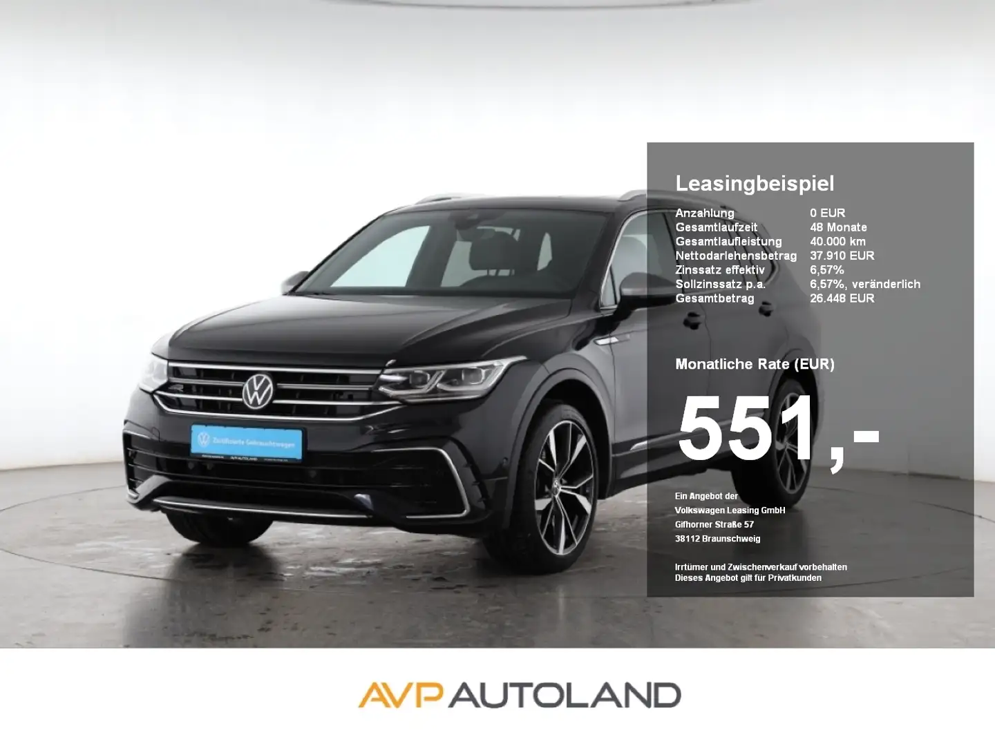 Volkswagen Tiguan Allspace 2.0 TDI DSG 4MOTION R-Line | AHK Zwart - 1