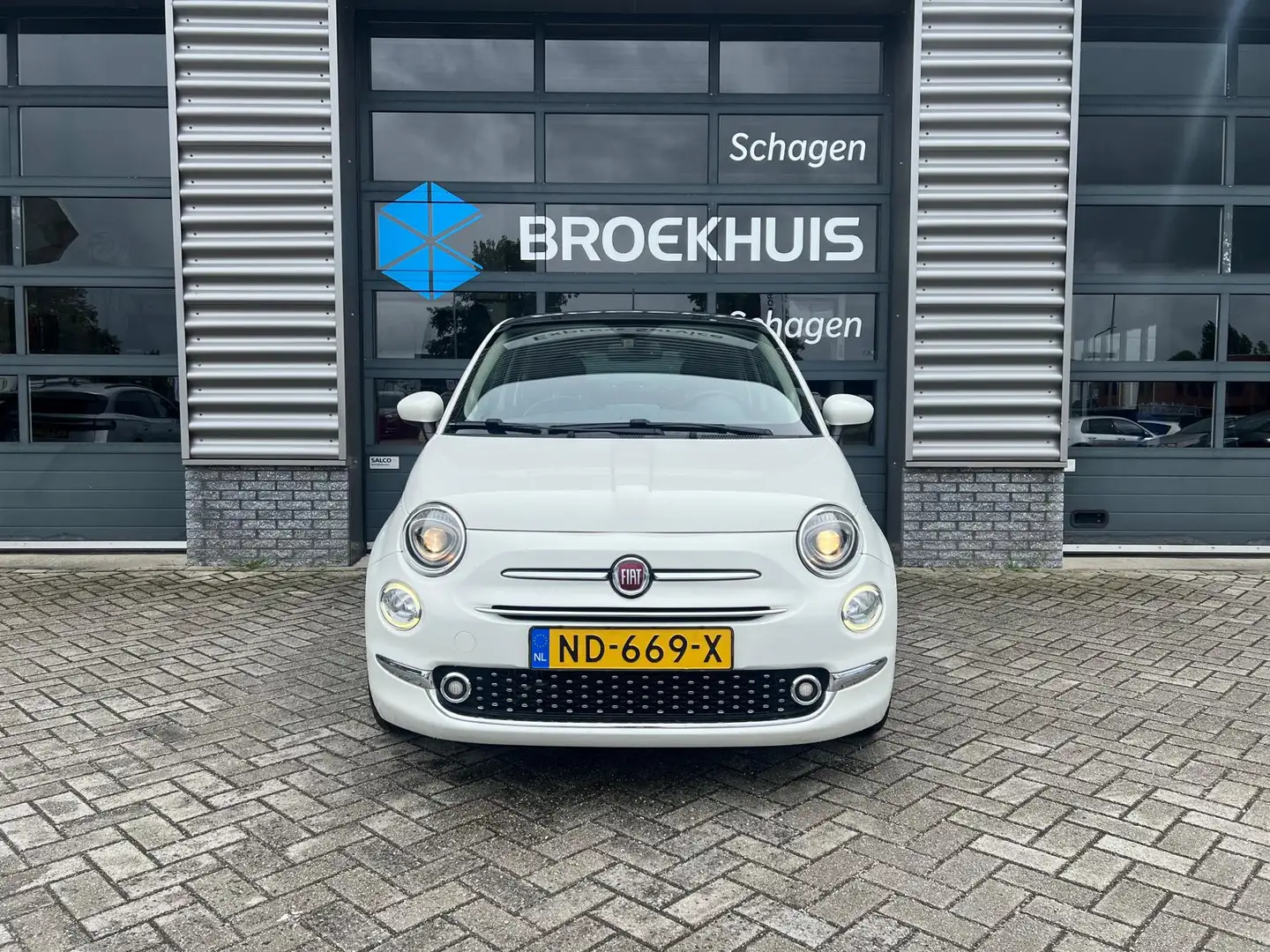 Fiat 500 0.9 TwinAir Turbo Lounge Automaat. | Airco | Parke Blanc - 2