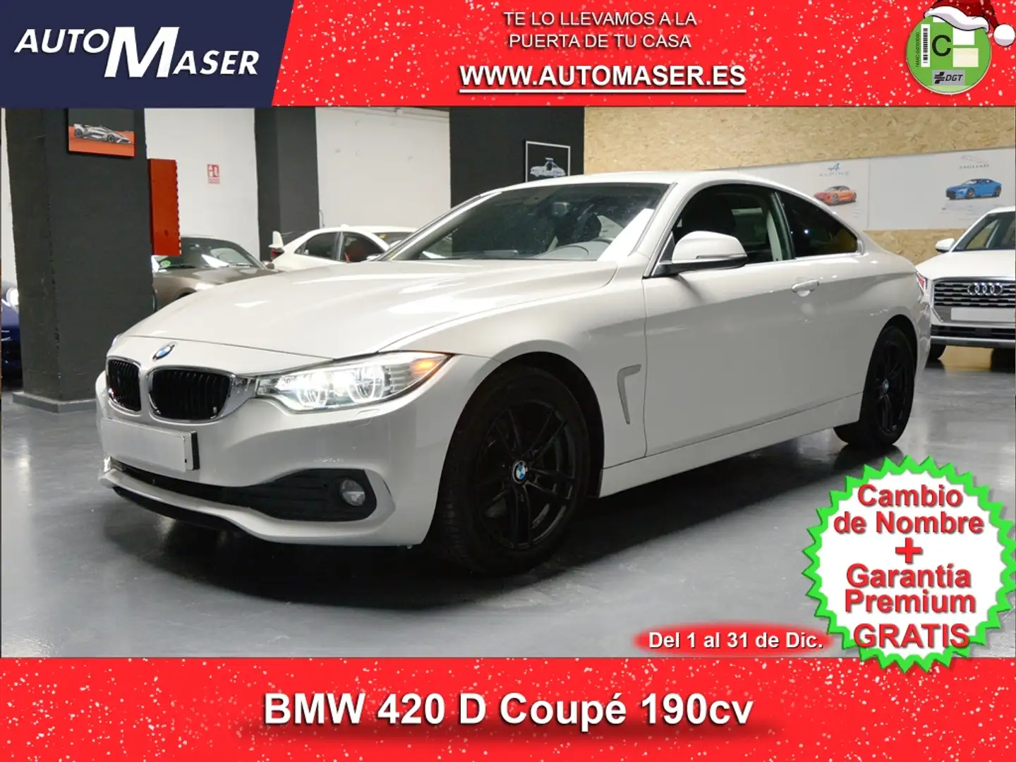 BMW 420 420dA Cabrio Blanco - 1