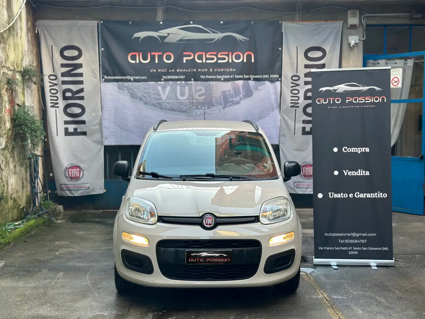 Fiat Panda 1.2 Easy Ok Neopatentati Beige - 2
