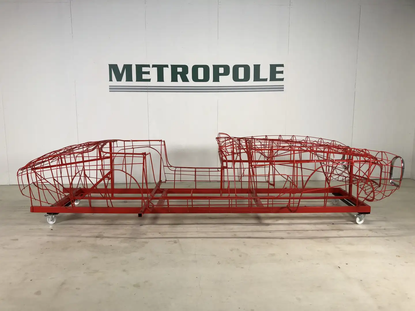 Mercedes-Benz SL 300 Roadster Metalen Space Frame 1/1 OLD PRICE: € 14.9 Roşu - 2