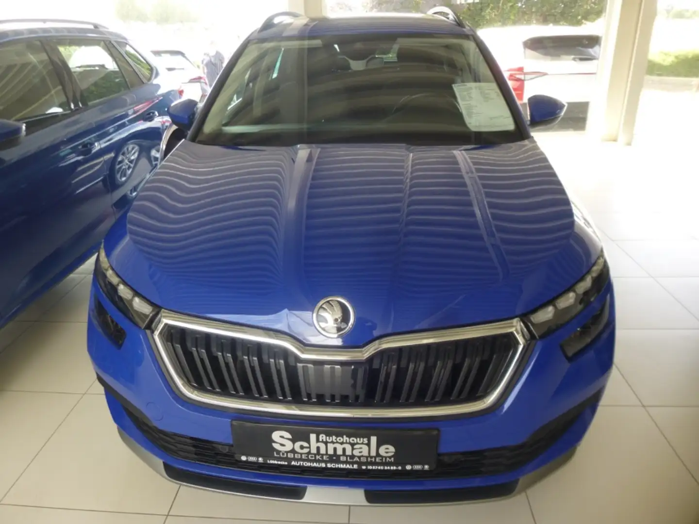 Skoda Kamiq Clever 1.0 TSI, 81KW (110 PS), 7-Gang-DSG, EU6d Blauw - 2