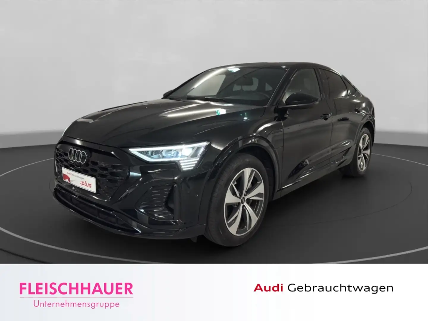 Audi Q8 e-tron Sportback 55 S line qu. Matrix+AHK+Kamera+ACC Schwarz - 1