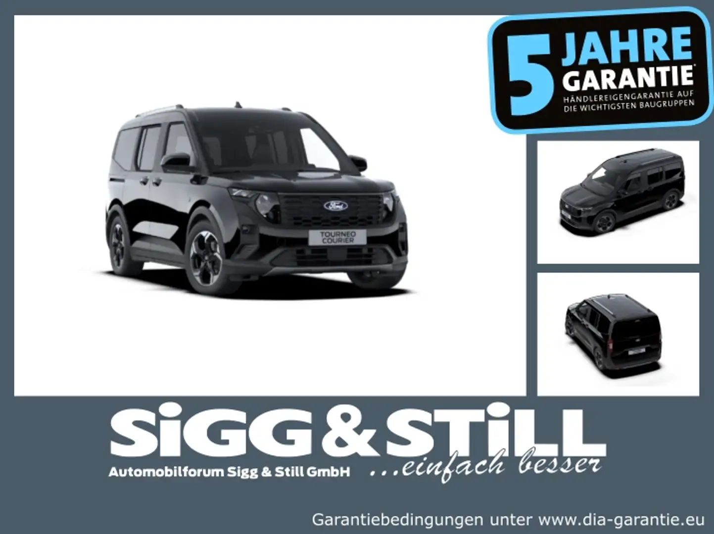Ford Tourneo Courier Active 1.0 AT NAVI*ACC*SHZ*BLIS*CAM Negro - 1