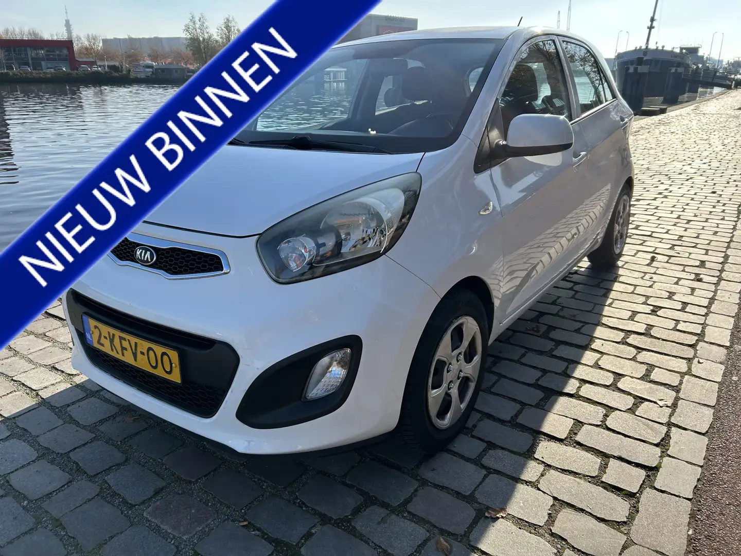 Kia Picanto 1.0 CVVT ISG Comfort Pack 5 deurs airco apk nieuw Blanc - 1