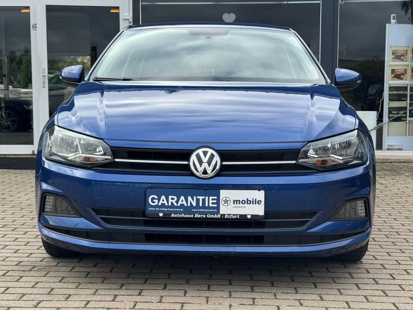 Volkswagen Polo VI*Garantie*PDC*Klima*Tempomat*TUV Bleu - 2