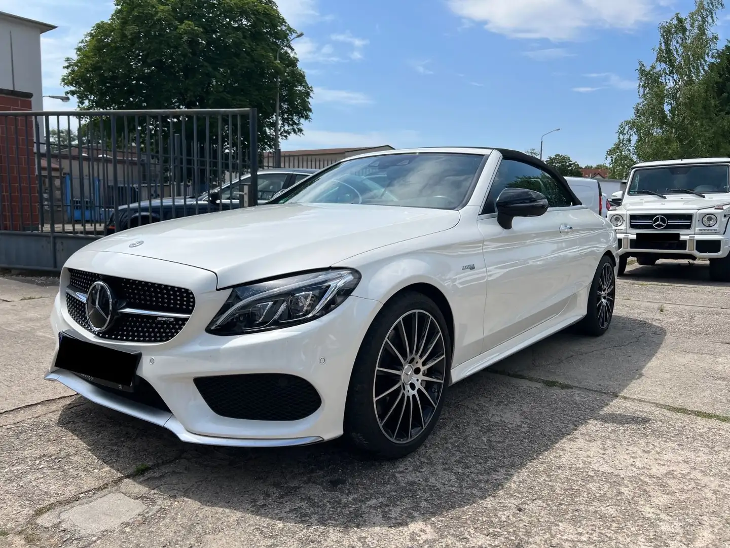 Mercedes-Benz C 43 AMG Cabrio 4Matic, Scheckheft, Garantie Weiß - 2