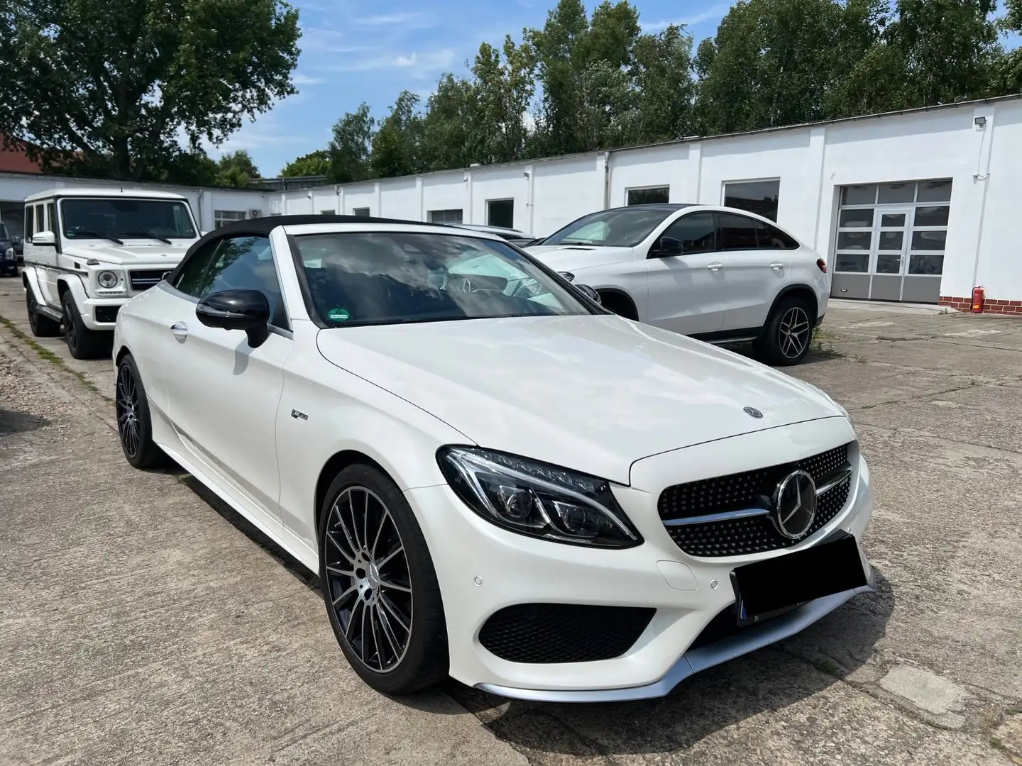 Mercedes-Benz C 43 AMG Cabrio 4Matic, Scheckheft, Garantie Weiß - 1