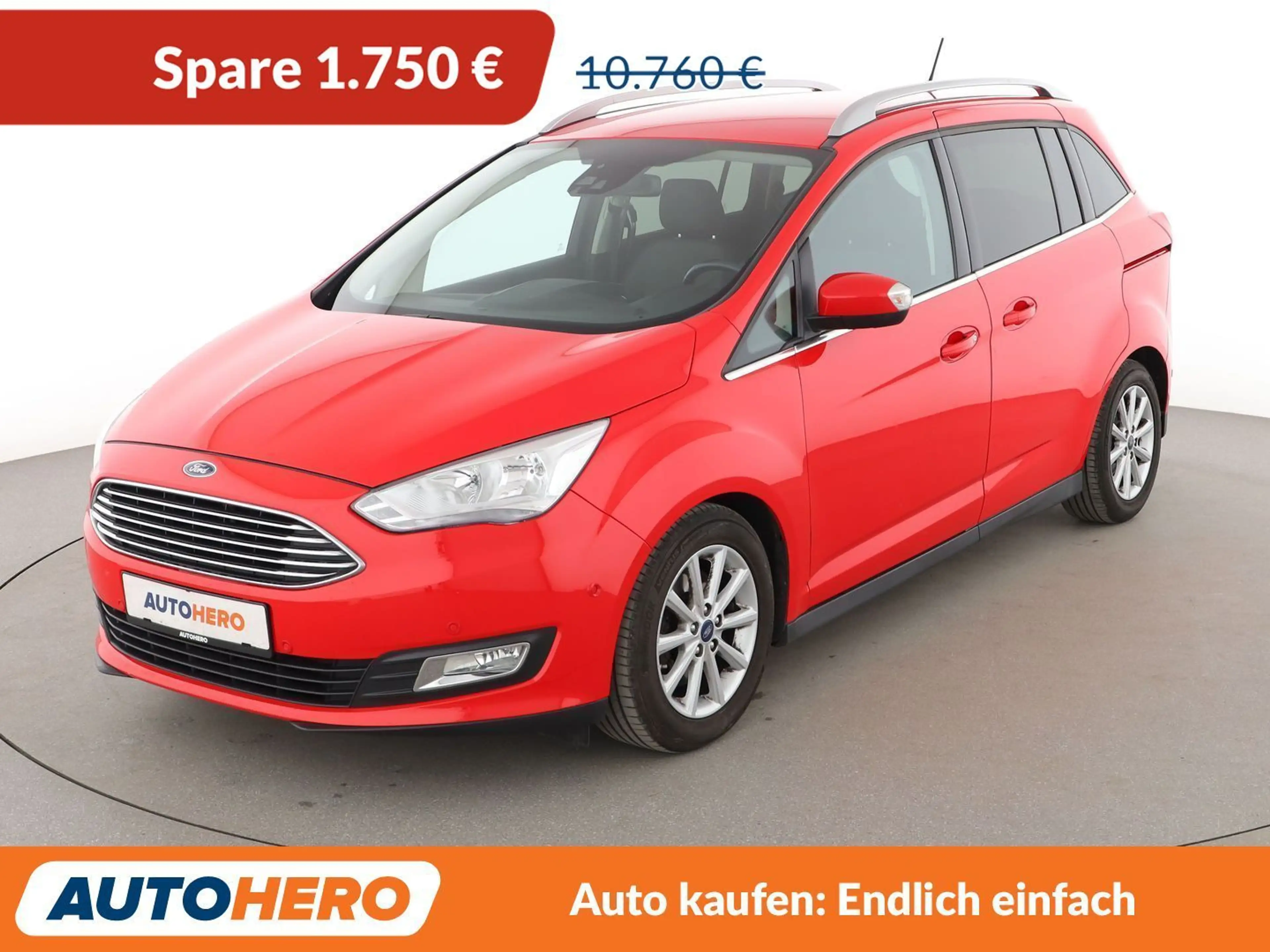 Ford Grand C-Max 1.0 EcoBoost Titanium*TEMPO*PDC*SHZ*KLIMA*GARANTIE