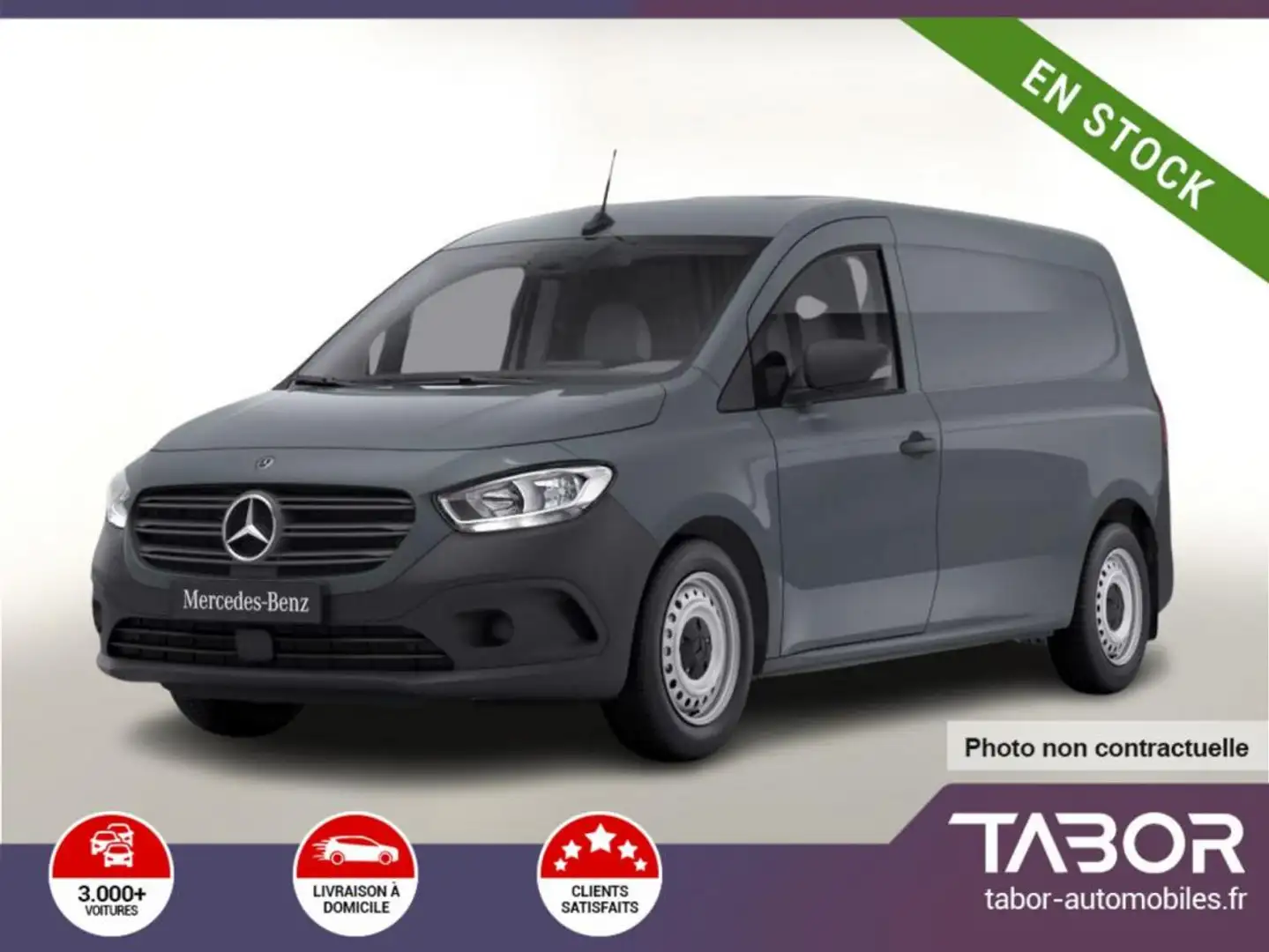 Mercedes-Benz Citan 110 CDI L2 clim MBUX cam Gris - 1