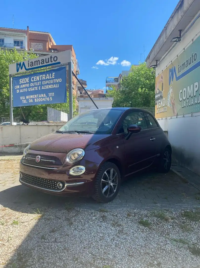 Fiat 500 1.2cc LOUNGE 69cv TETTO PANORAMA BLUETOOTH STEREO Red - 2