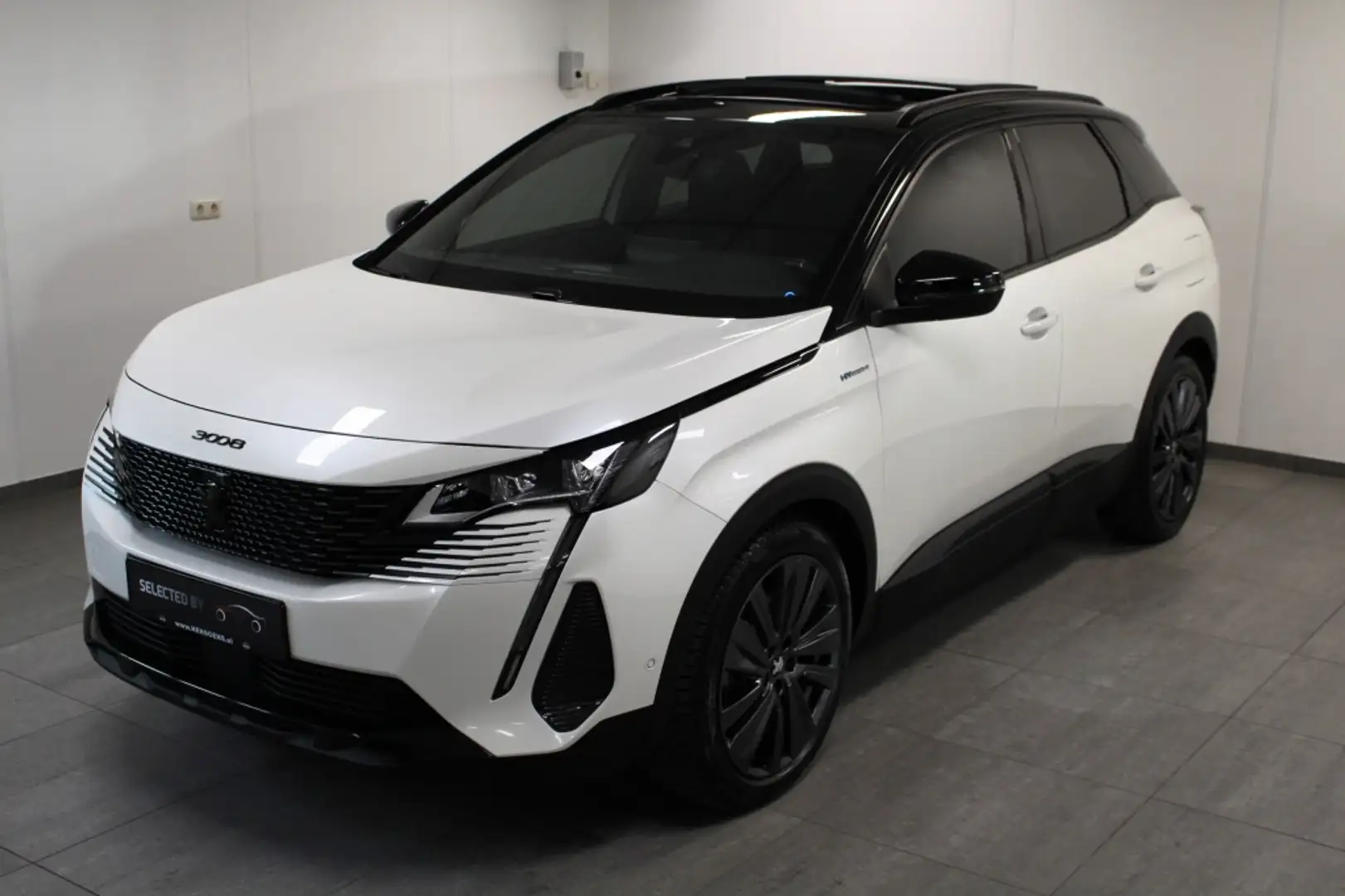 Peugeot 3008 1.6 HYbrid4 300 GT Weiß - 1
