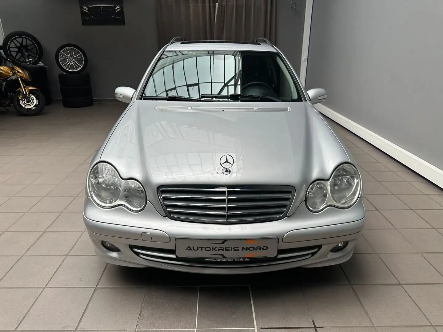 Mercedes-Benz C 180 T-Modell Kompressor +HU 02.2027+AUTOMATIK Silber - 2