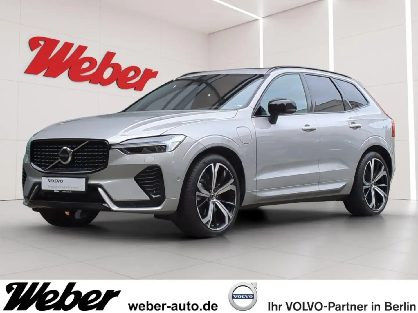 Volvo XC60 T6 Recharge R-Design *Luft*HUD*SH*ACC*360* Silber - 1
