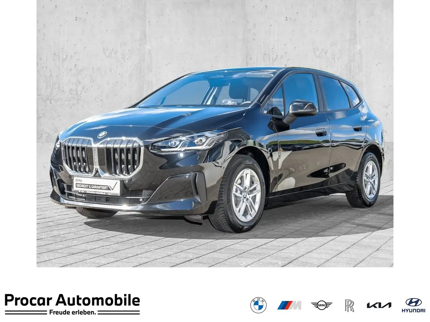 BMW 218 i Active Tourer HUD RFK NAVI LED Sound Syst. Noir - 1