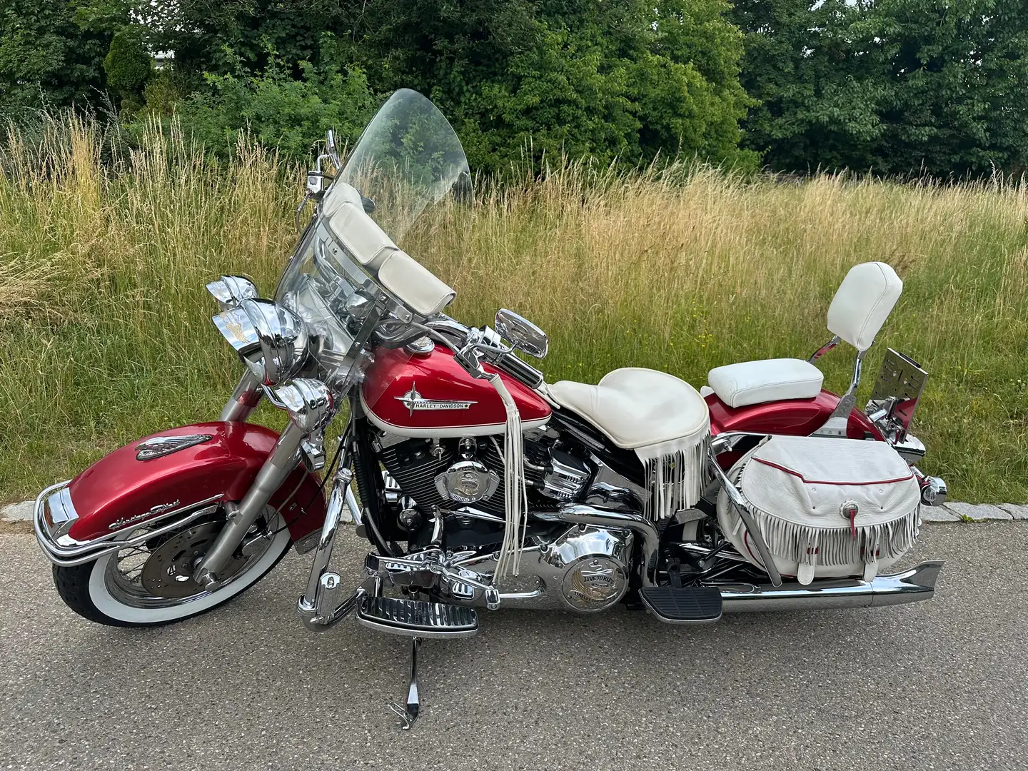 Harley-Davidson Heritage Softail Special FXST Rouge - 1