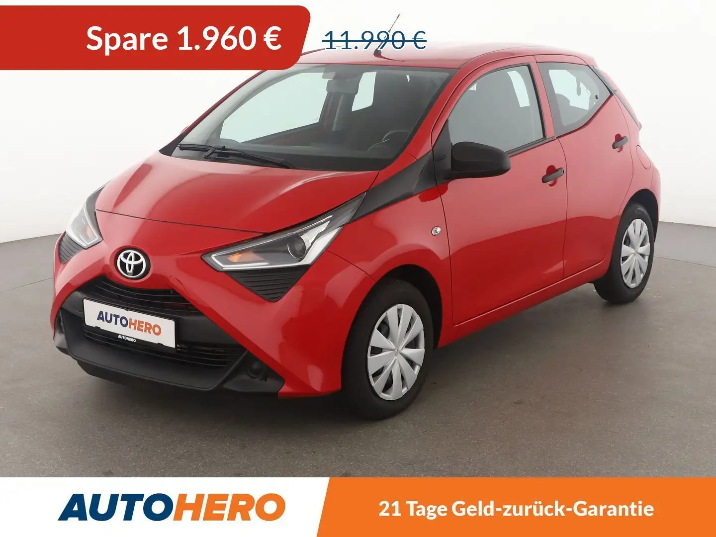 Toyota Aygo 1.0 x-business *LED*KLIMA* Rot - 1