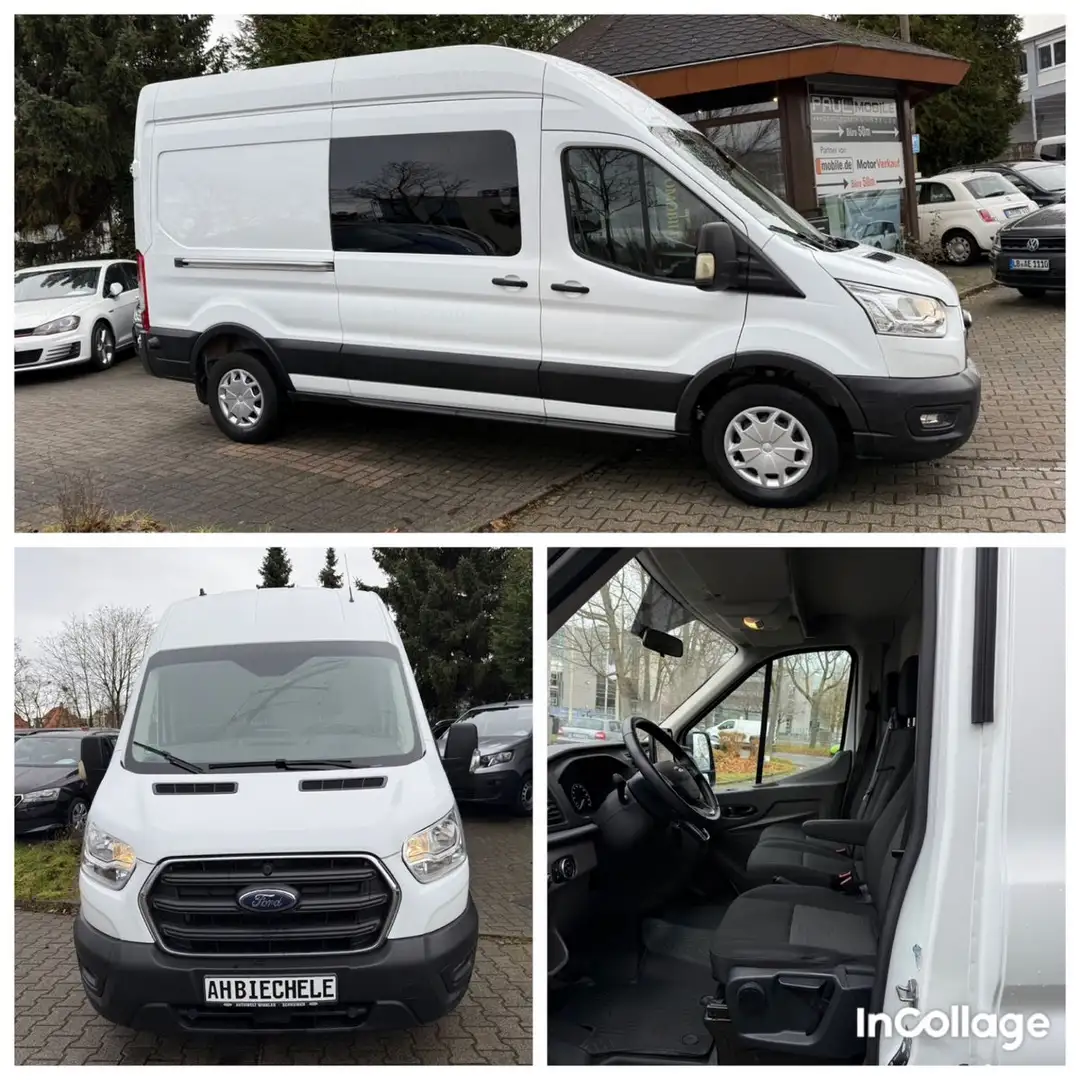 Ford Transit Kasten 350 L3 H2 Navi AHK Blanc - 1