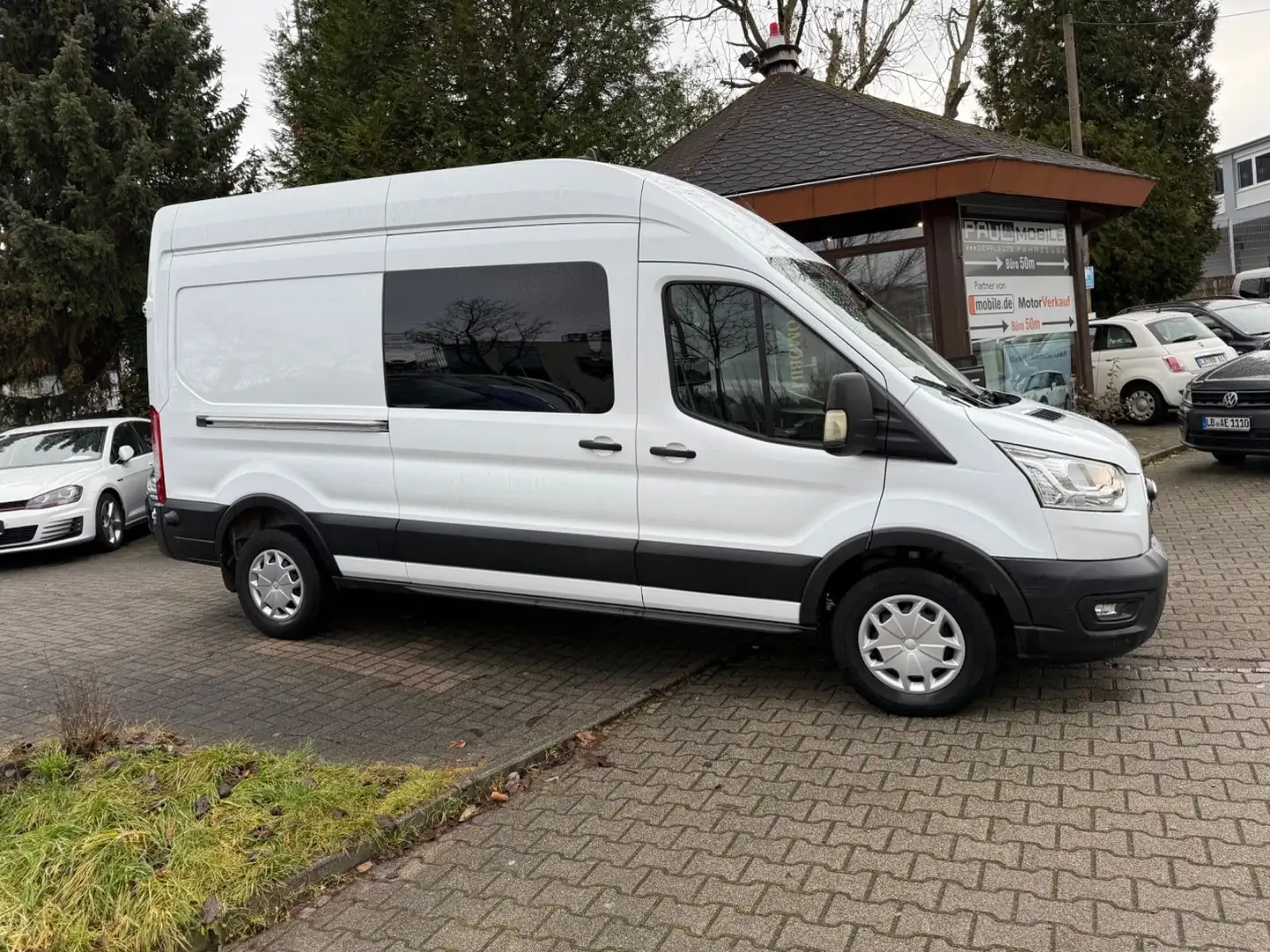 Ford Transit Kasten 350 L3 H2 Navi AHK Blanc - 2