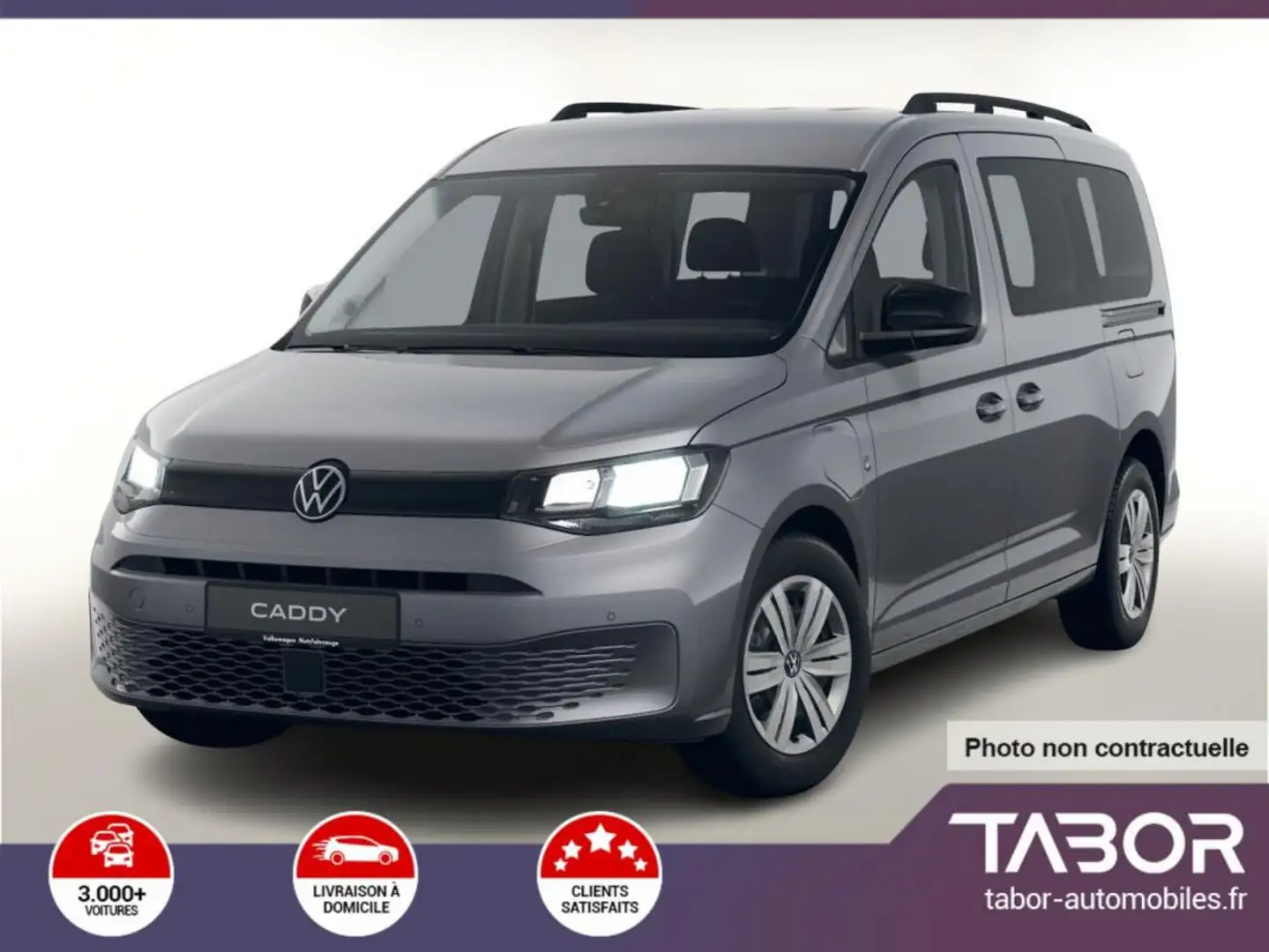 Volkswagen Caddy Maxi 1.5 PHEV 116 DSG Keyl Kam Gris - 1