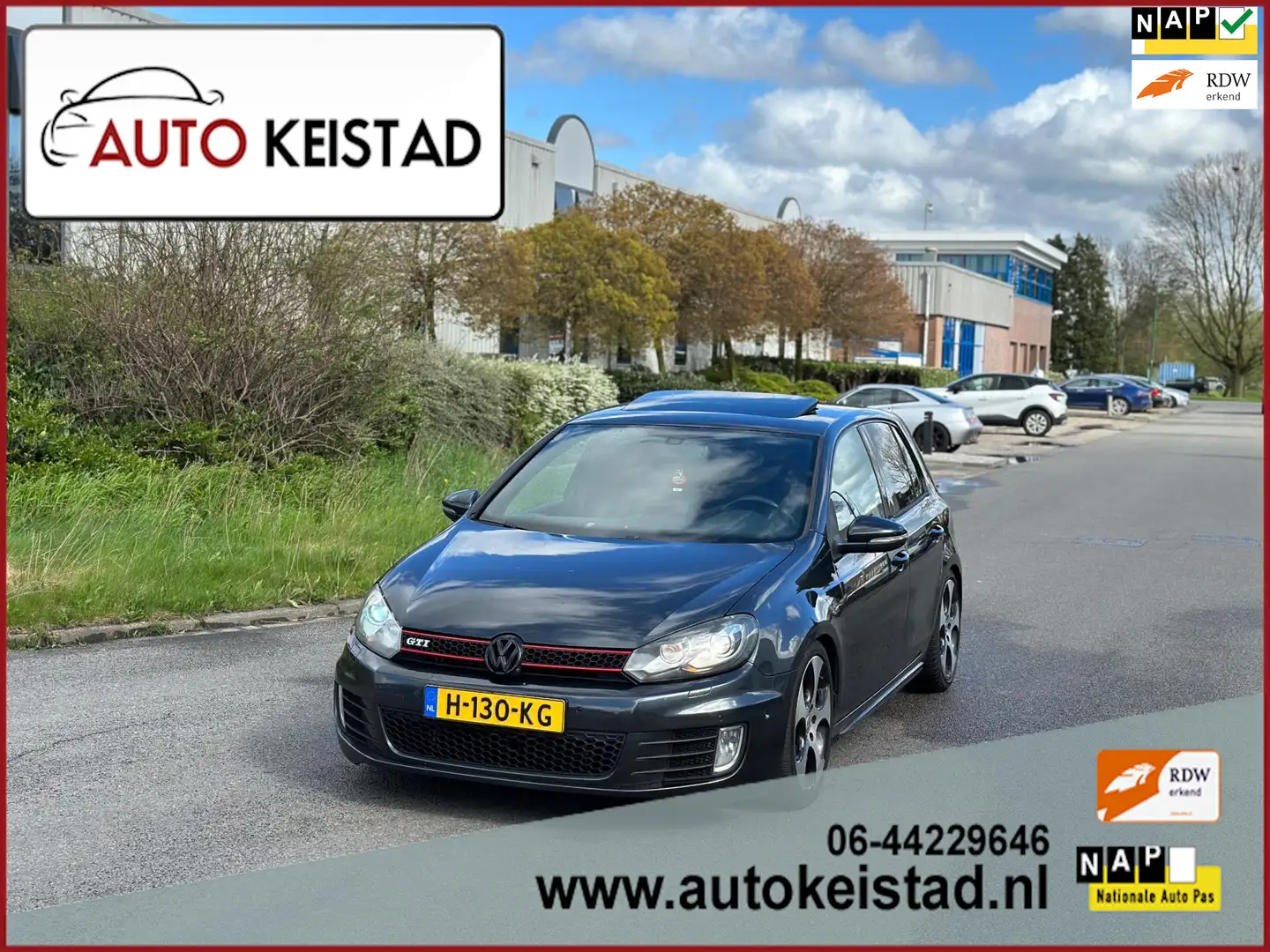 Volkswagen Golf GTI 2.0 AUTOMAAT LEDER/XENON/SCHUIFDAK! VELE OPTIES! Zwart - 1