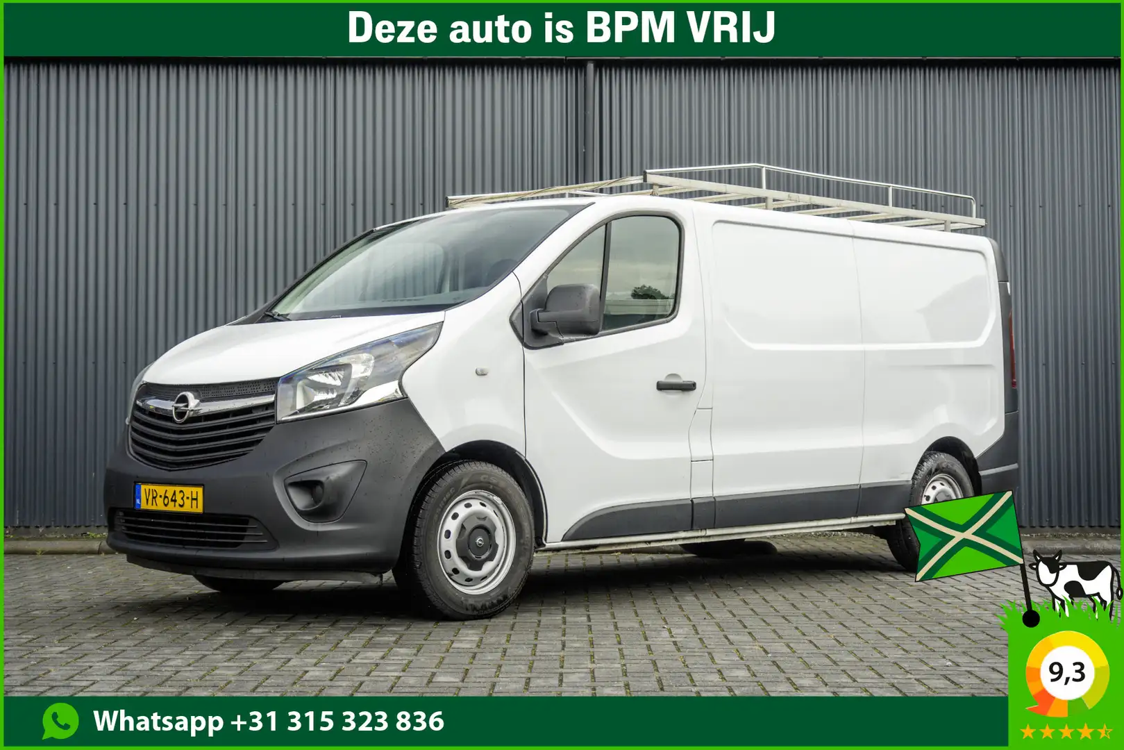 Opel Vivaro 1.6 CDTI | L2H1 | Marge | Navigatie | LED | Cruise Wit - 1
