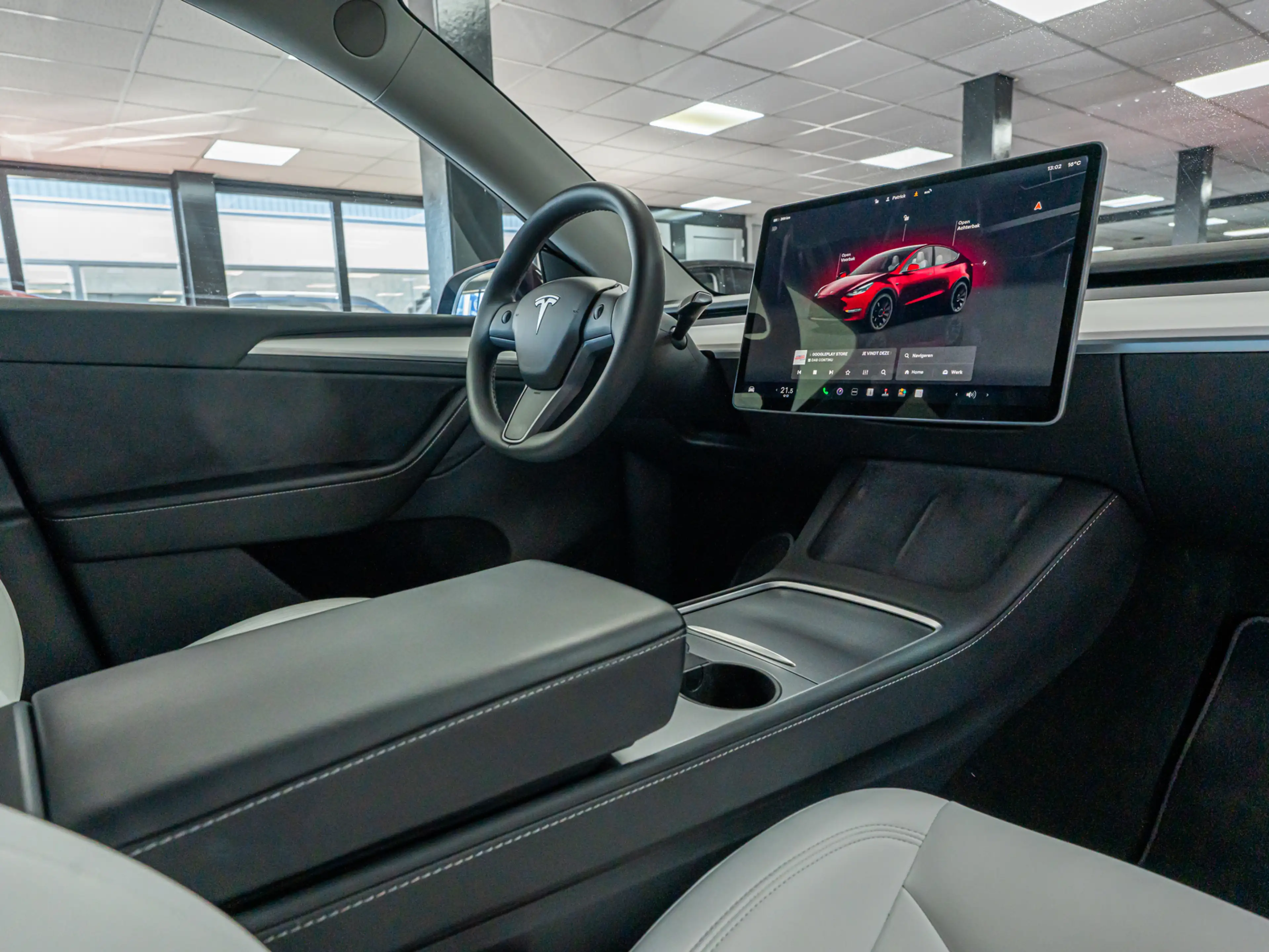 Tesla Model Y Long Range AWD 75 kWh TREKHAAK WIT LEER — photo 4
