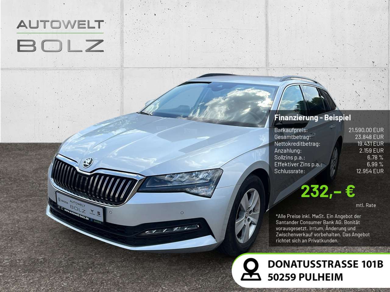 Skoda Superb 2022 — Combi 1.5 TSI Ambition ACC LED NAVI