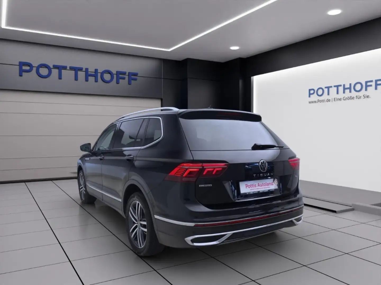 Volkswagen Tiguan Allspace 2.0 TDI DSG 4M ELEGANCE AHK NAVI PDC ACC Schwarz - 2