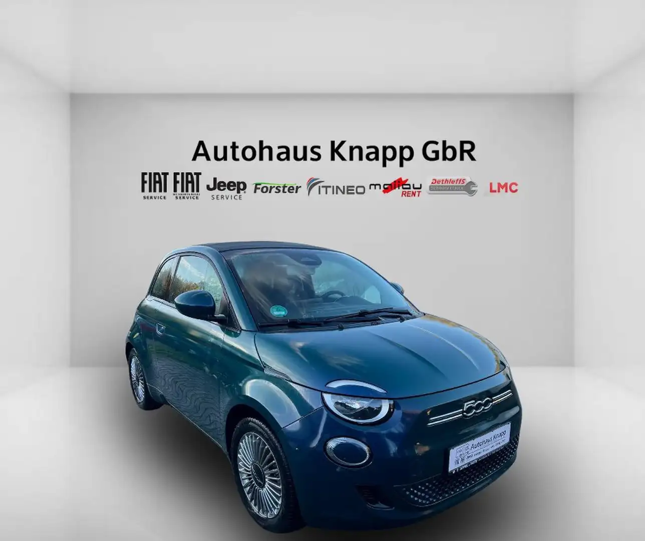 Fiat 500e 500 e Cabrio Icon, LED- Tagfahrlicht, Komfort- , P Grün - 2