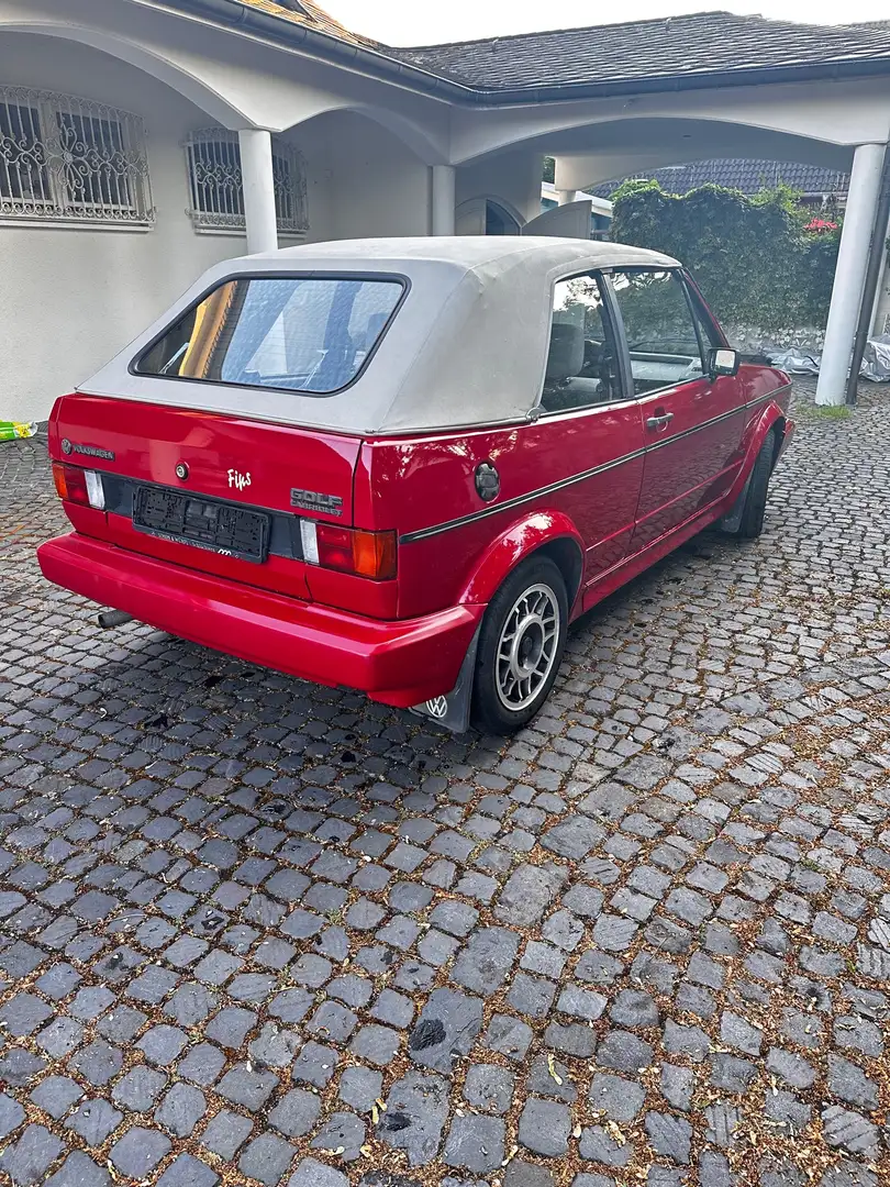 Volkswagen Golf Cabriolet Cabrio Rouge - 2