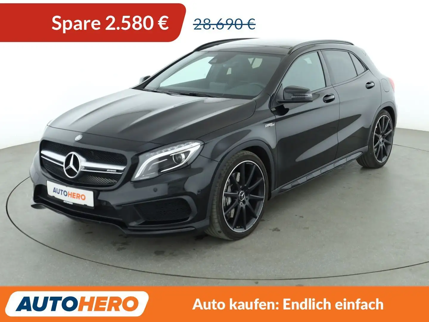 Mercedes-Benz GLA 45 AMG GLA 45 AMG 4Matic Aut.*NAVI*BI-XENON*CAM*TEMPO*HK* Černá - 1