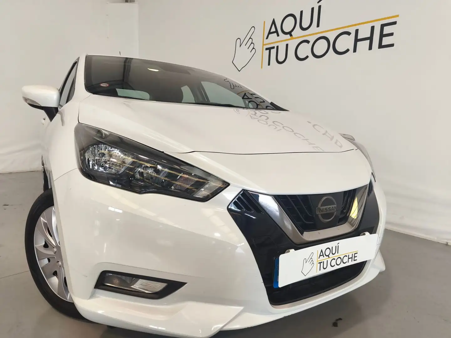 Nissan Micra Acenta IGT 92cv E6DF Blanc - 1