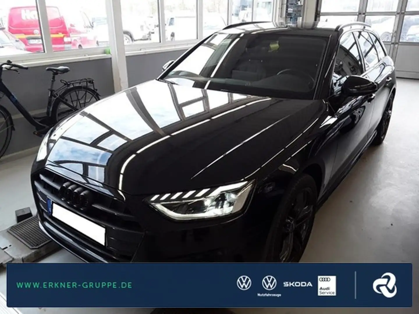 Audi A4 Avant 40TDI advanced LED+PANO+KAMERA+ACC+NAVI+++ Schwarz - 1