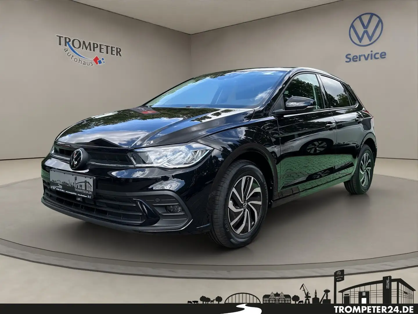 Volkswagen Polo 1.0 TSI Life Schwarz - 1