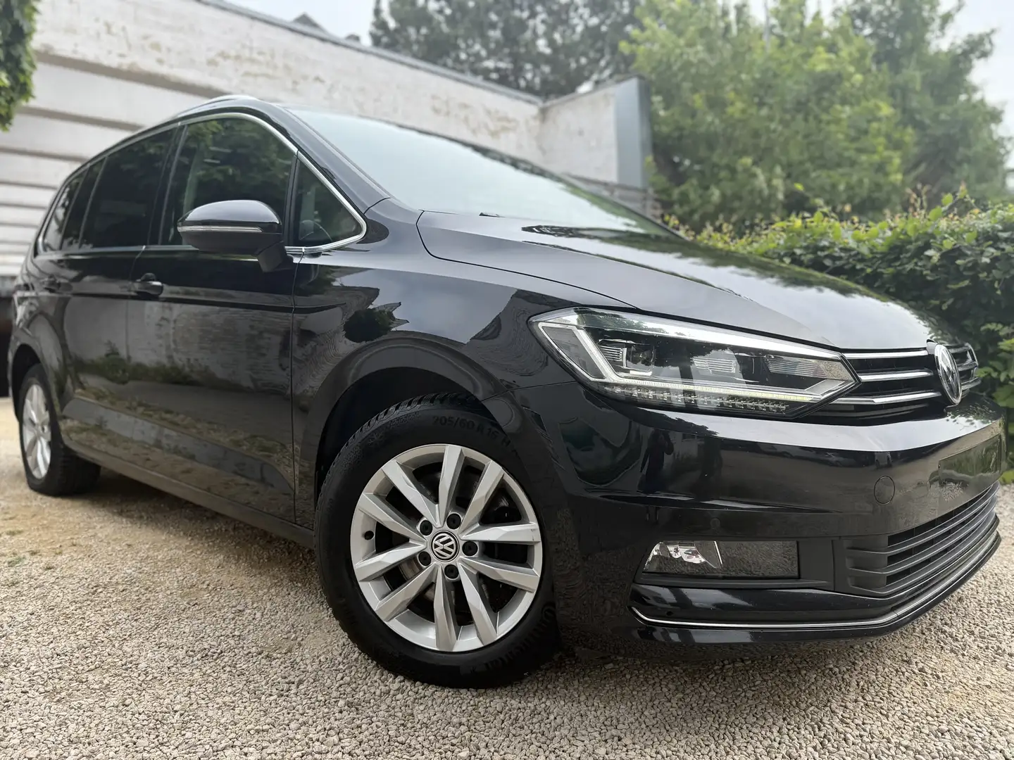 Volkswagen Touran Highline 11500 euros NETTO ++7 PLACES +++ Noir - 1