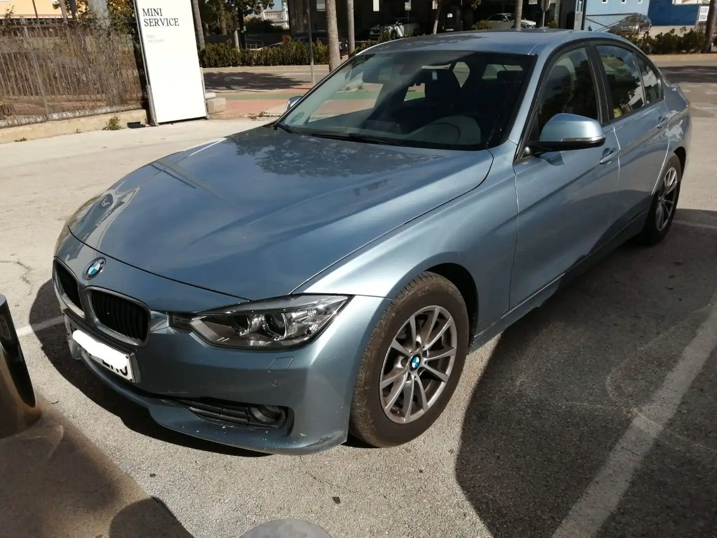 BMW 320 320dA EfficientDynamics Edition Bleu - 1