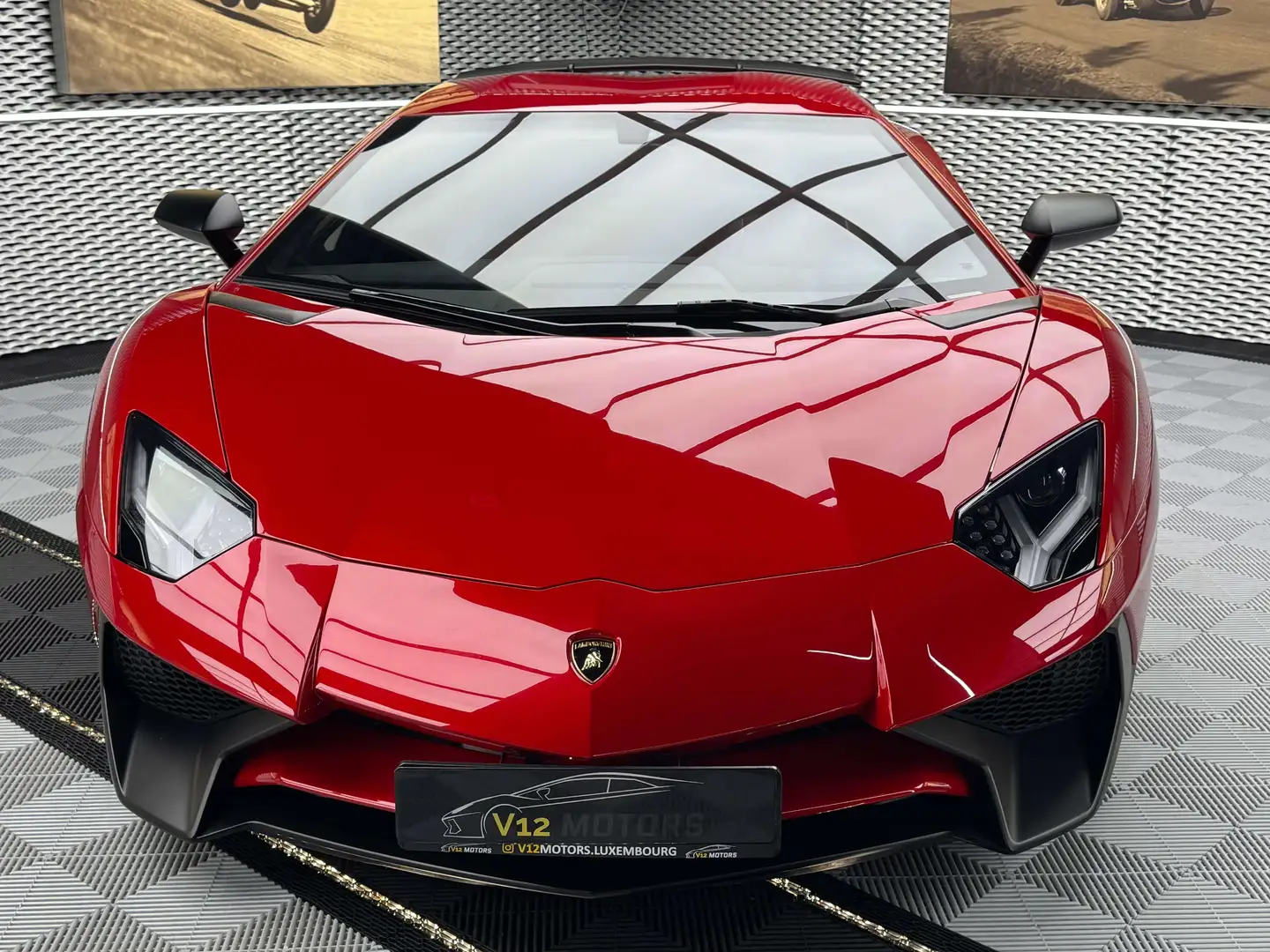 Lamborghini Aventador Aventador LP 750-4 SV Rosso Bia 2200 kms Rouge - 2