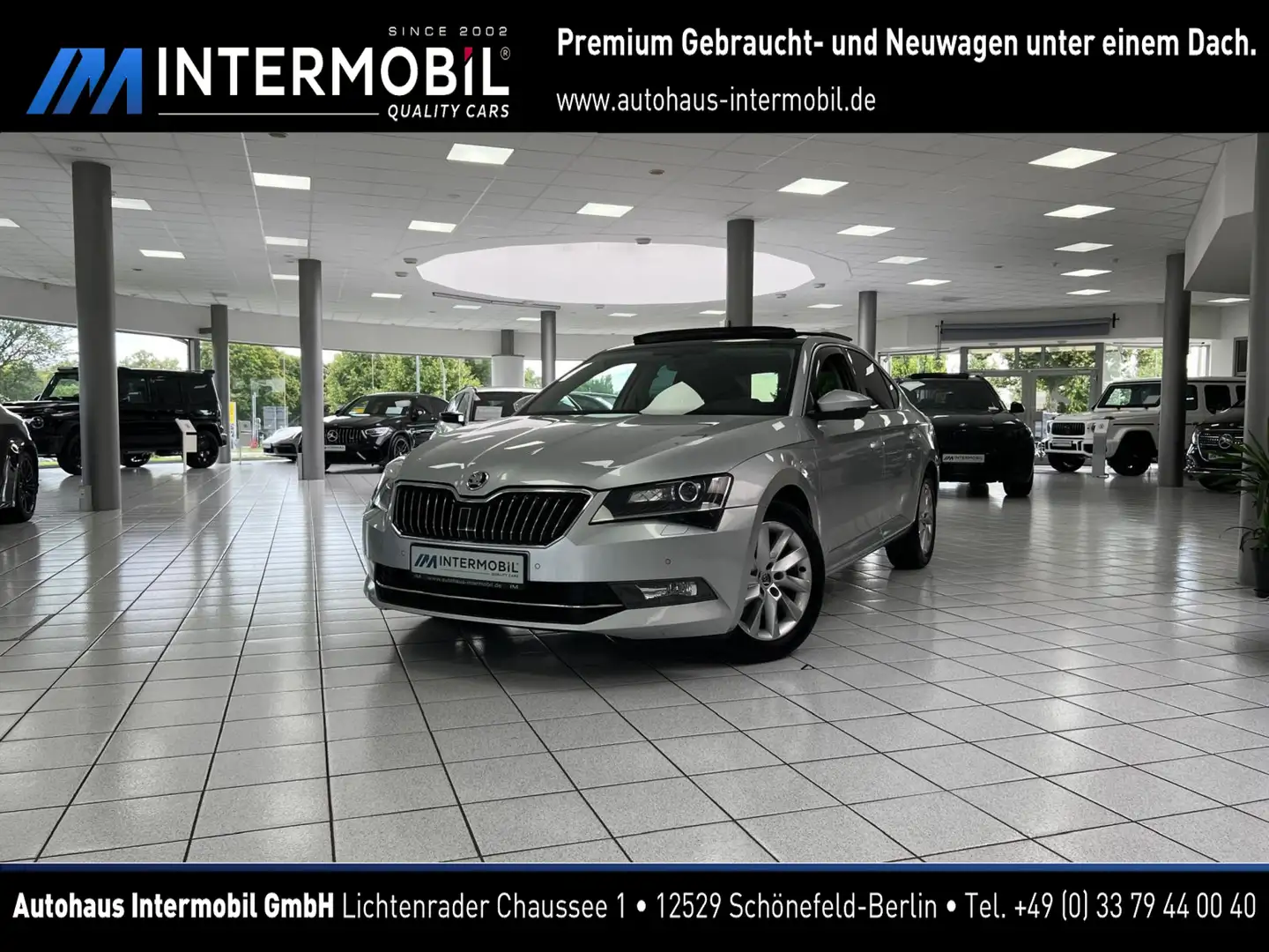 Skoda Superb 2.0 TDI Style Pano*Memory*KAM*NAV*CarPlay Argent - 1