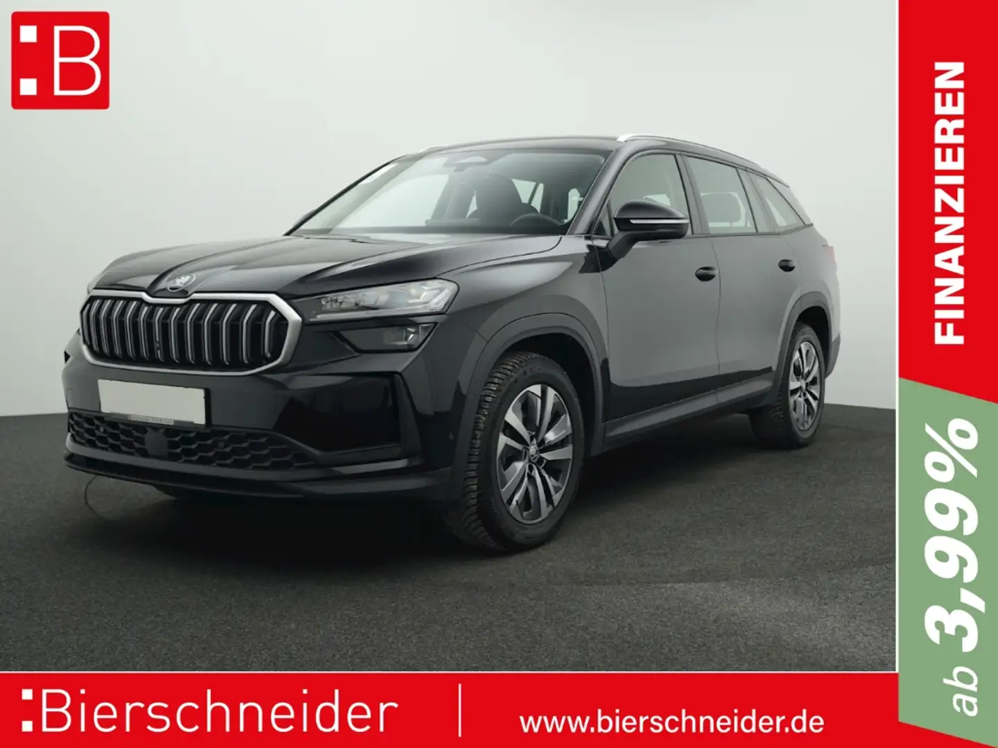Skoda Kodiaq 2.0 TDI DSG 4x4 Selection AHK NAVI LED Schwarz - 1