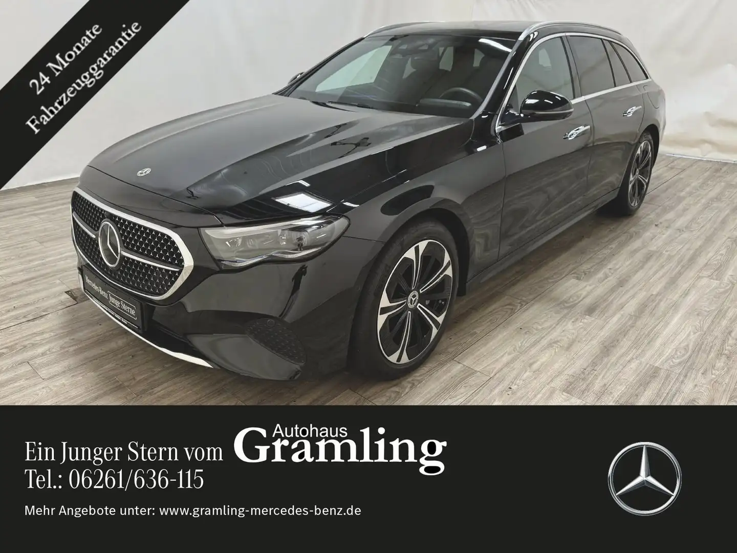 Mercedes-Benz E 300 de 4M AVANTGARDE *Distron*AHK*HUD*AIRMATIC Schwarz - 1