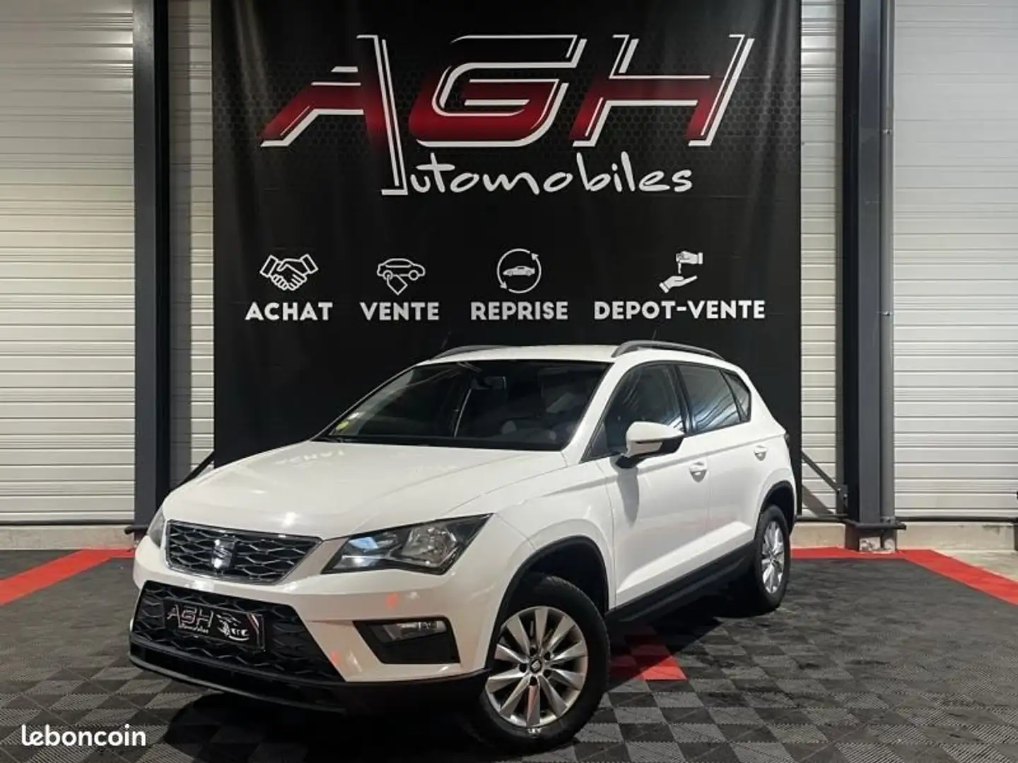 SEAT Ateca 1.6 TDI 115ch Start&Stop Reference Ecomotive Blanc - 1