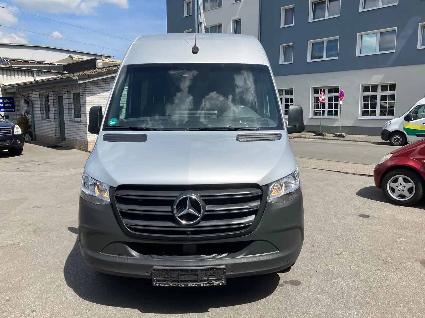 Mercedes-Benz Sprinter III Kasten 319 CDI L4 Maxi, 6 Sitzer,Voll Zilver - 2