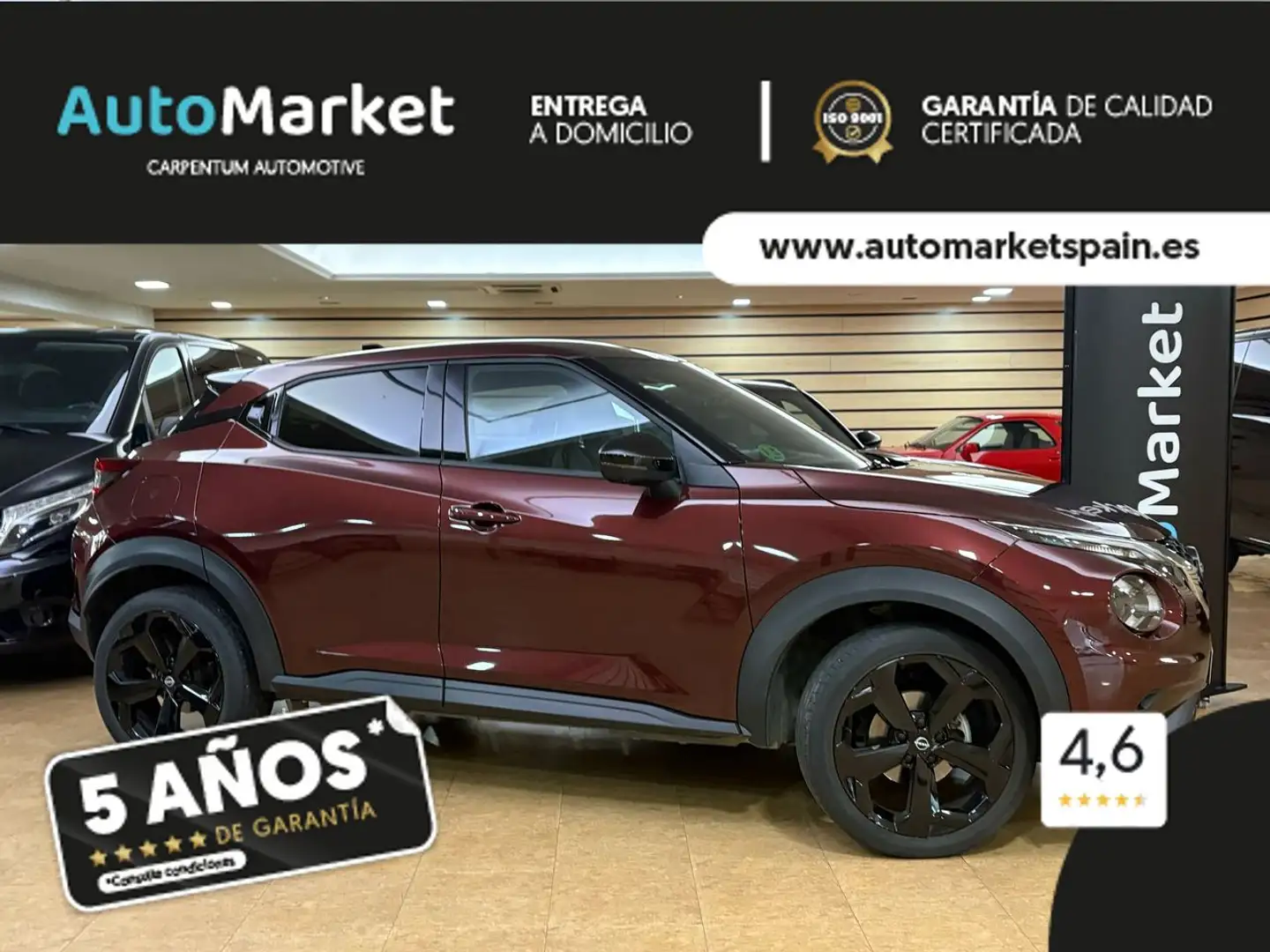 Nissan Juke TEKNA DIG-T 84 KW (114 CV) DCT 7 VEL. TEKNA Rosso - 2