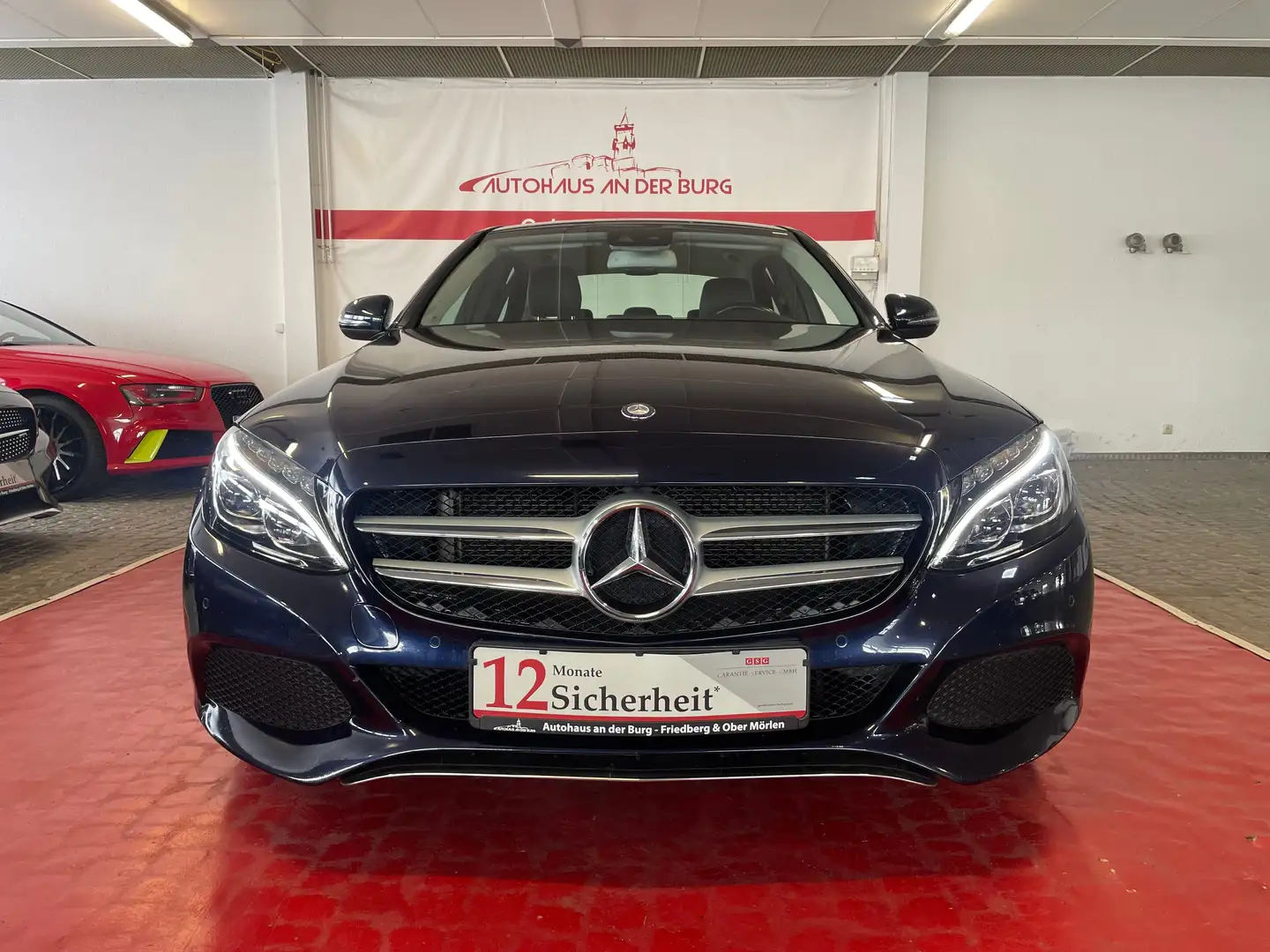 Mercedes-Benz C 200 d * 2. Hand + LED +BT + USB + Navi Blauw - 2